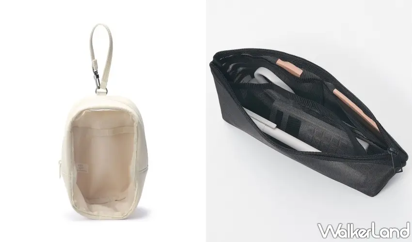 ▲MUJI無印良品敏銳捕捉到消費者喜愛展示收藏品、追星的需求，推出的「吊掛展示收納包」一舉躍升為文具類別冠軍