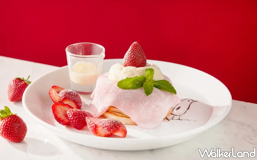 ▲鮮莓大福薄鬆餅顛覆傳統口感的大膽嘗試