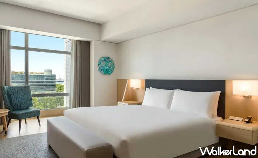 ▲THE AMNIS 然一酒店御鋒侶驛市景房型