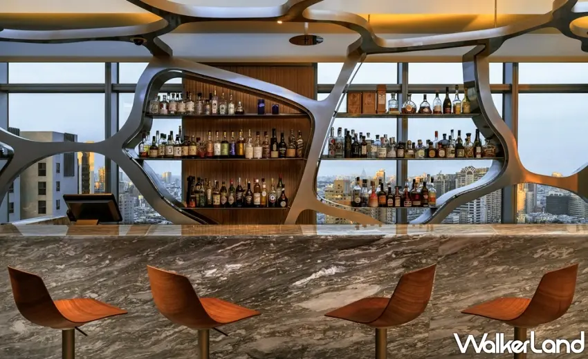 ▲THE AMNIS然一酒店28樓雲垂樓集結全台最豐富的琴酒風味