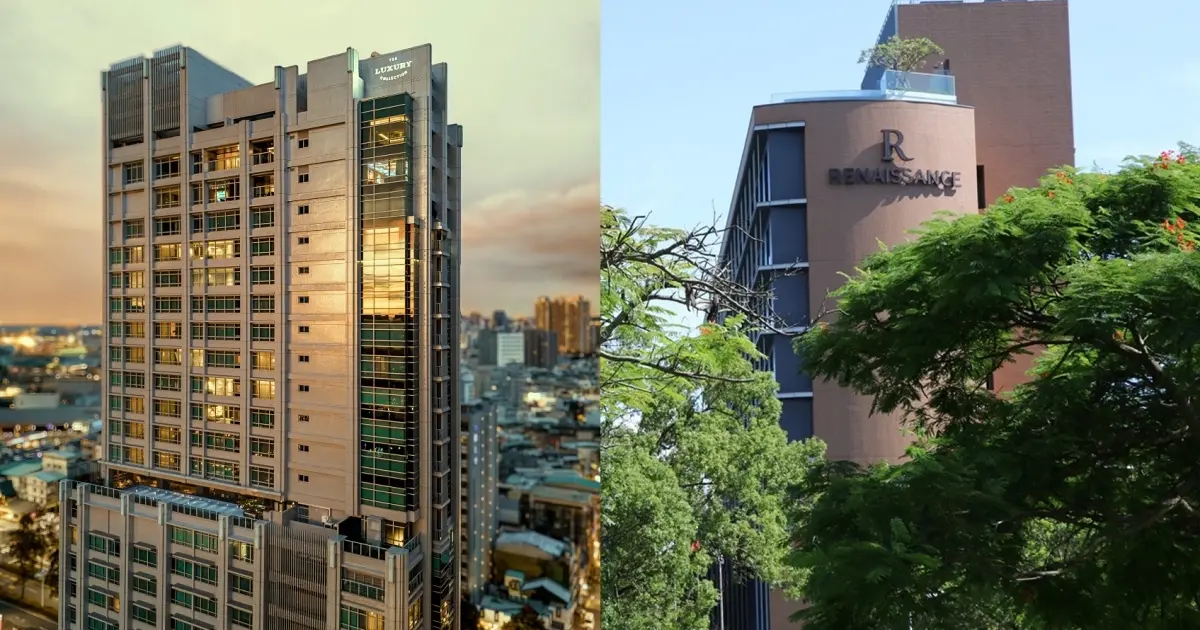 雙城買一送一限時10天！入住台北士林萬麗與高雄THE AMNIS然一酒店，再送四萬點萬豪旅享家會員點數。