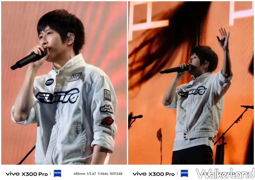 ▲vivo X300 Pro強大的拍攝、錄影功能大大滿足粉絲的心。(攝影：鄭雅之)