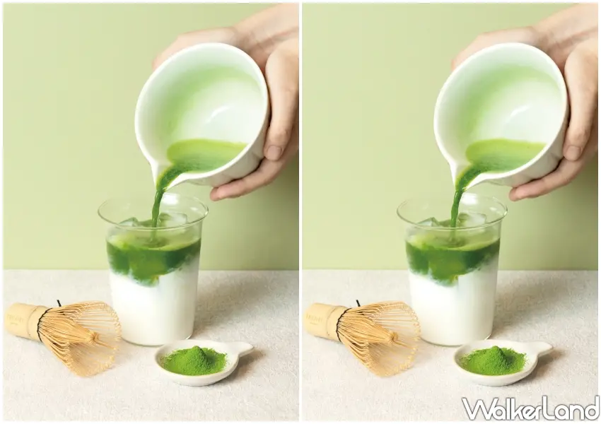 ▲gelato pique cafe新品「辻利抹茶拿鐵」使用辻利茶舗全新開發的「丸韻」抹茶,。