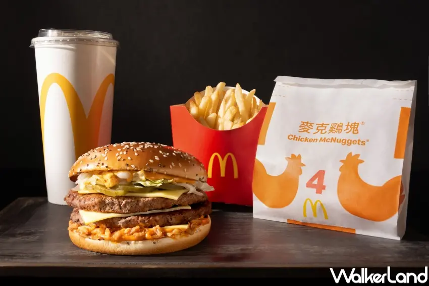 ▲麥當勞Big Arch霸牛堡套餐期間加碼,搭配麥克鷄塊更有份量感。