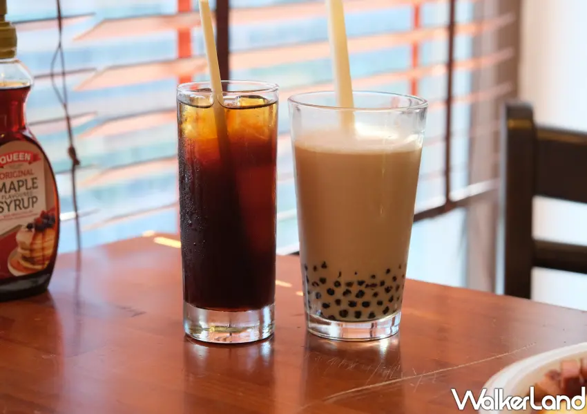 ▲民生早午餐咖啡和一街咖啡豆合作,內用美式咖啡可以無限續杯。(攝影:鄭雅之)