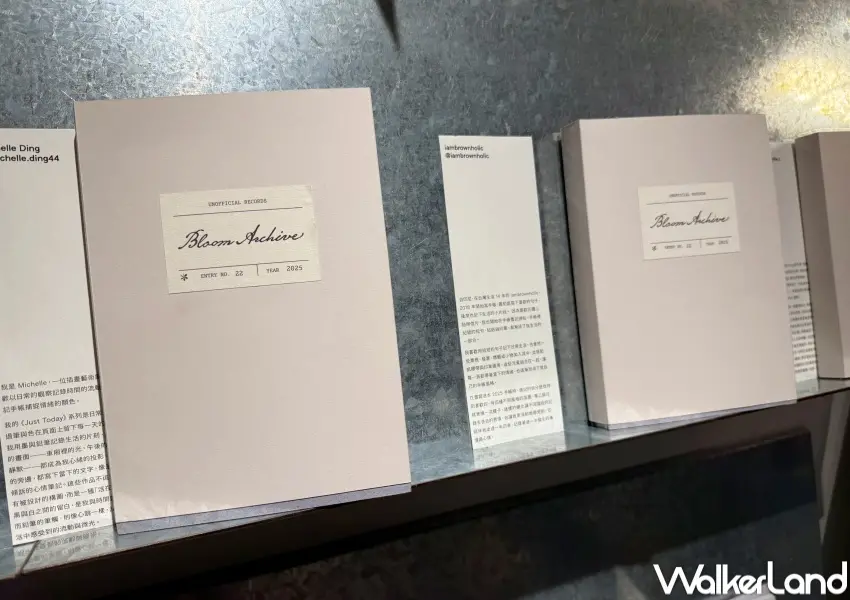 ▲隱藏版台北手帳展免費逛！集結22本手帳本帶你看到不同風格的手帳。(攝影：鄭亦庭)