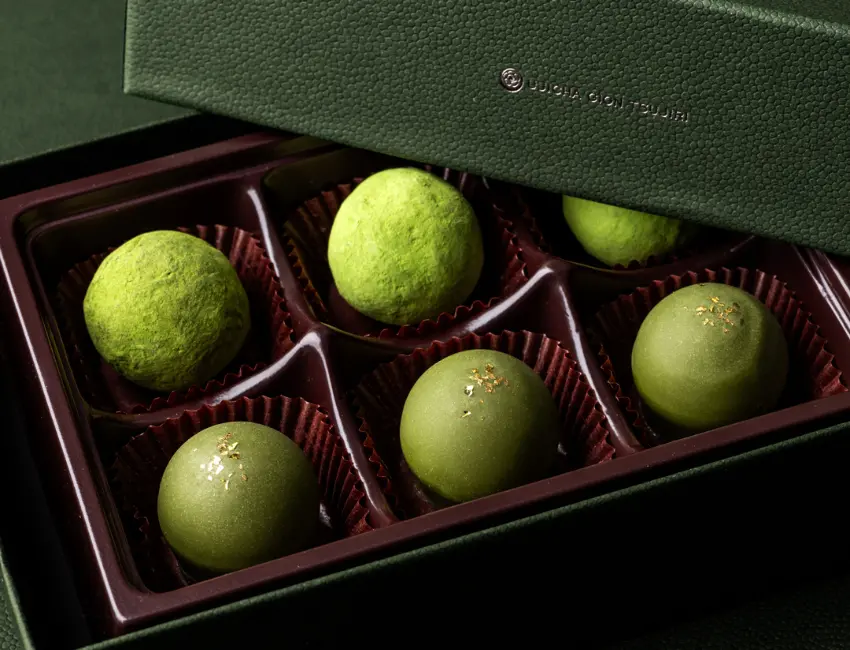 ▲情人節限定巧克力直接京都的精髓完整鎖進巧克力中。