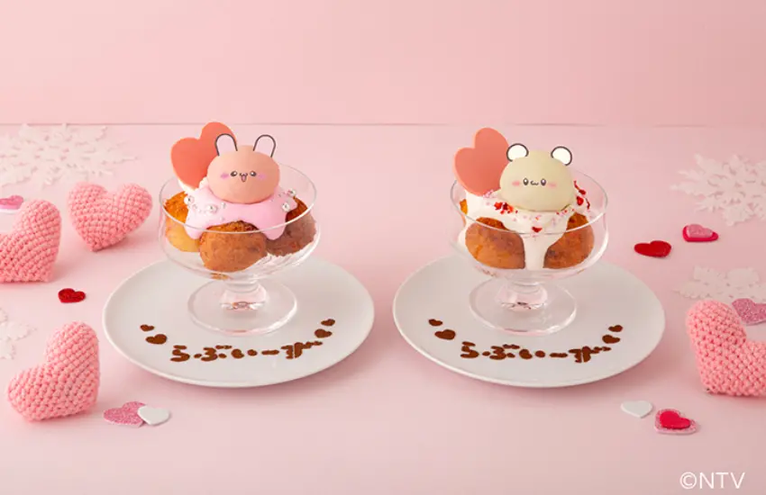 ▲造型甜甜圈會放在透明的玻璃杯中上菜，兩種口味都是890日圓。