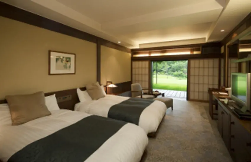 ▲位於遠州地區,旅館的裝潢結合了傳統美和現代感性。