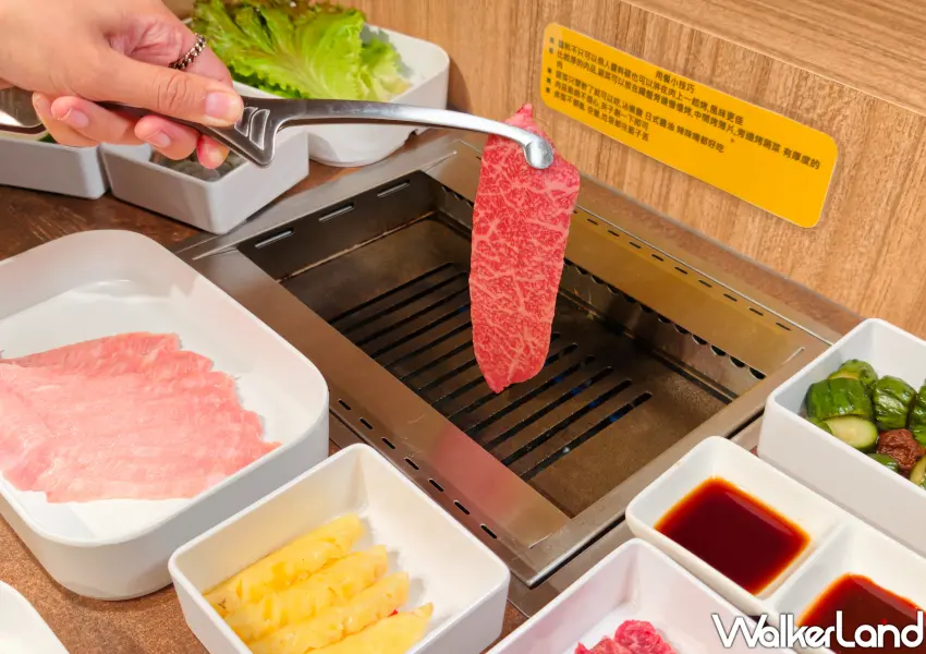 ▲燒肉Lab主打一個人也能有高品質、多選擇的燒肉。(攝影：鄭雅之)