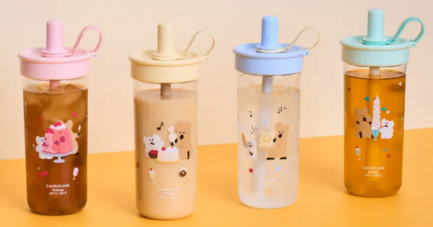 矮袋鼠隨行杯爆萌！樂扣樂扣DINOTAENG聯名，保溫杯 提袋超實用。