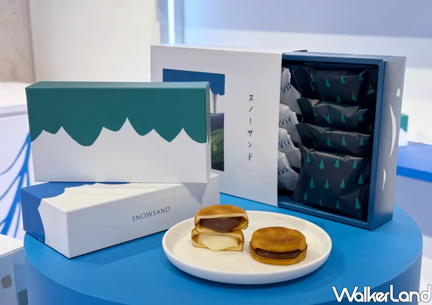 ▲北海道人氣伴手禮SNOWS首度快閃台灣。(攝影：鄭雅之)