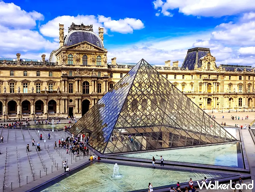 ▲歐洲旅遊不能錯過的法國巴黎羅浮宮,為 世界四大博物館之首、全球參觀人數最多的藝術殿堂。圖/雄獅旅遊提供;窩客島整理