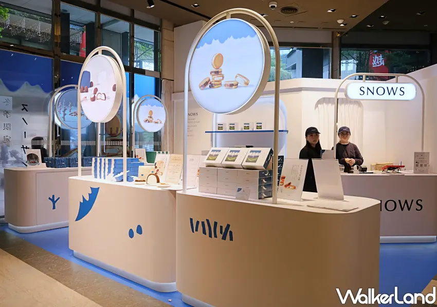 ▲北海道伴手禮SNOWS台灣首間快閃店開在信義區新光A11。(攝影：鄭雅之)