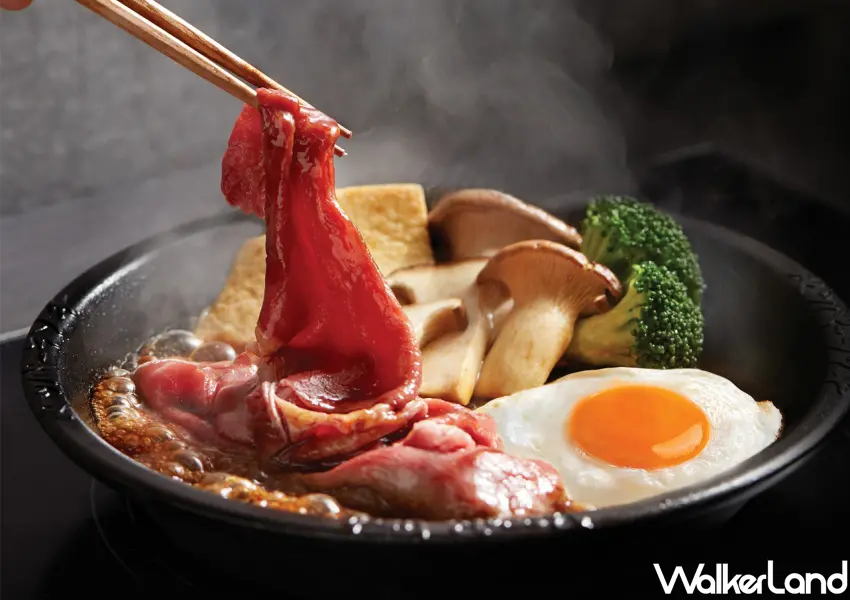 ▲胡椒廚房餐廳型門市開幕，推出三道全新限定鐵板新菜，包括鐵板壽喜燒。