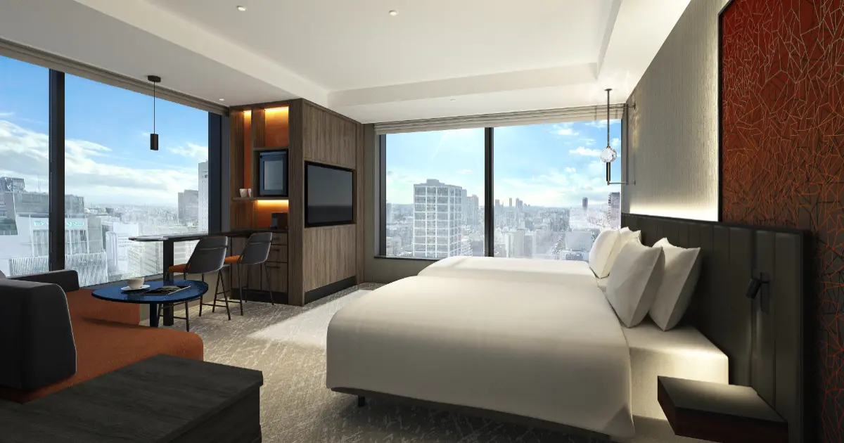 大阪地鐵心齋橋站直達，THE GATE HOTEL大阪預計6/15開幕，關西旗艦店最大223間客房，今日起開放預約。