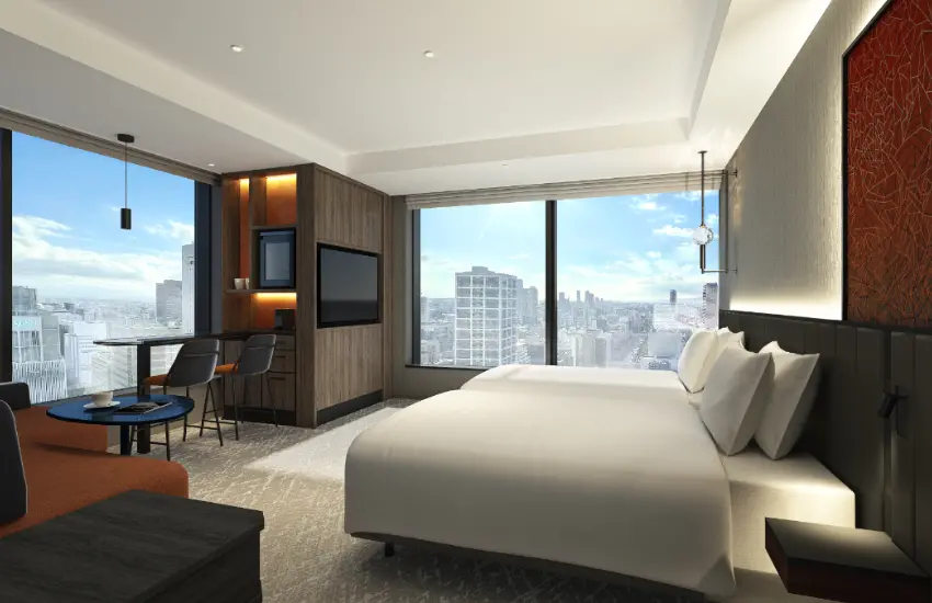 ▲223間客房分為六種類型，可以依照旅行目的和預算選擇最適合的房型。