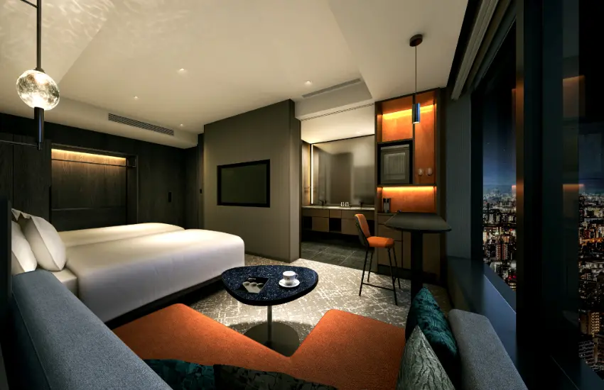 ▲主推Classy優雅客房近10坪，空間相當寬敞舒適。