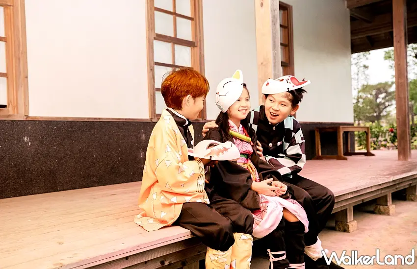 ▲ 旅人可換穿日式經典浴衣或動漫Cosplay漫遊於5.7公頃的日式主題園區，欣賞庭園綠意盎然的景緻 / 圖：綠舞提供 窩客島整理