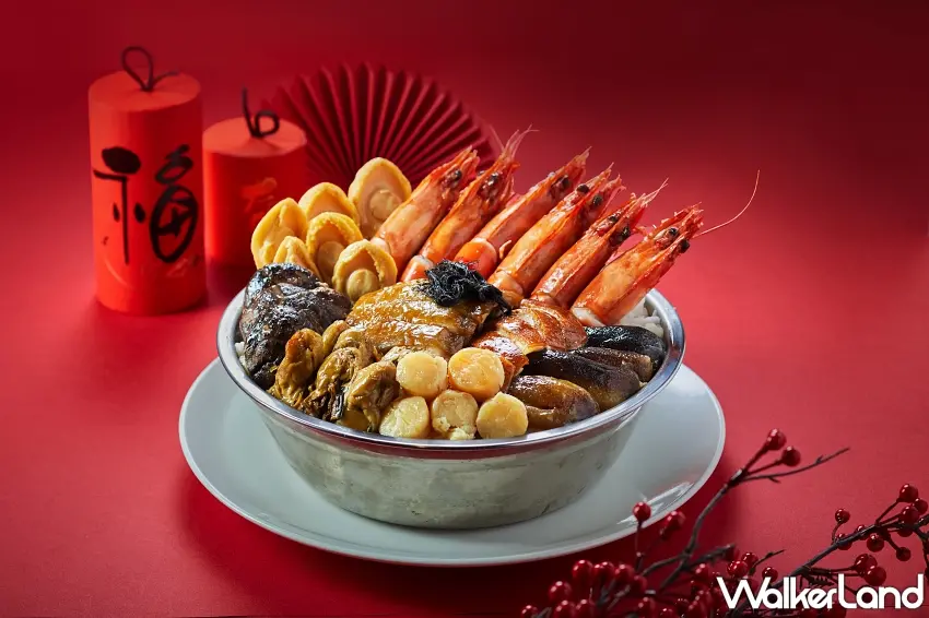 ▲圓山大飯店 「馬上團圓‧富貴迎春」年菜預購中,單筆消費滿6,000元以上,享台灣本島單一定點免費冷凍宅配