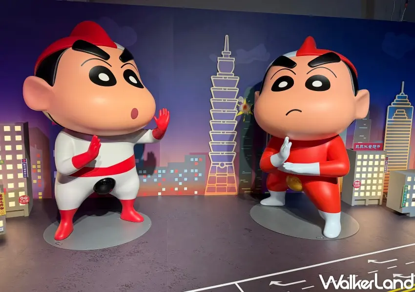 ▲華山蠟筆小新特展！10大主題展區集結電影場景打卡點、互動遊戲、小新博物館、台灣限定展區。(攝影：鄭亦庭)