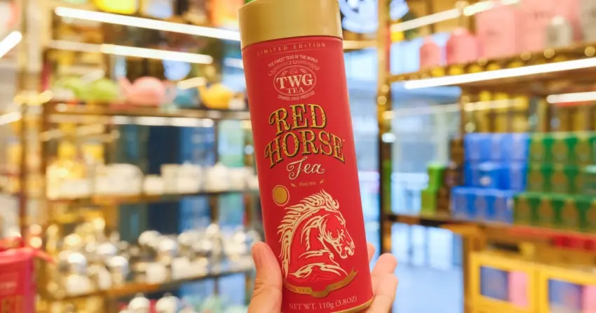 TWG南非國寶茶！TWG Tea赤馬迎禧茶春節送禮開賣，信義區TWG外帶茶無茶鹼開喝。