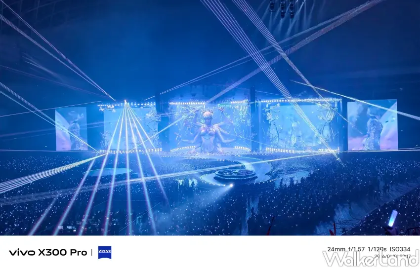 ▲透過AI修圖與解析度強化,演唱會照片後製彈性更高。(攝影:張人尹)