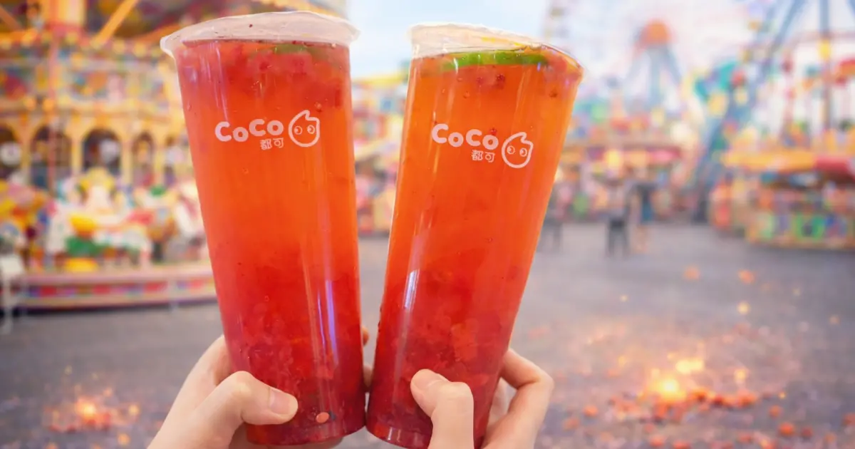 CoCo莓果10元開喝！CoCo好友日莓好雙果茶第二杯10元，生椰拿鐵組合90元喝起來。