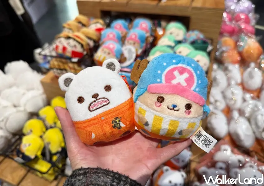 ▲台北航海王25週年特展周邊區免門票也能逛！超萌周邊必買推薦。(攝影：鄭亦庭)