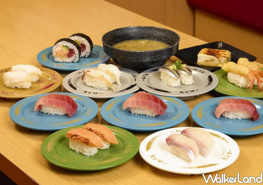 ▲壽司郎一月新菜推出11款新品,壽司、甜點、湯品都有。