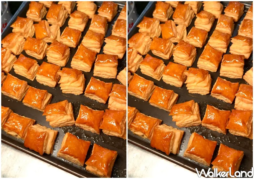 ▲主打拿破崙泡芙的「Crizzi 脆日」也推出迷你一口吃版本,尺寸縮小、但千層酥脆層次依舊。