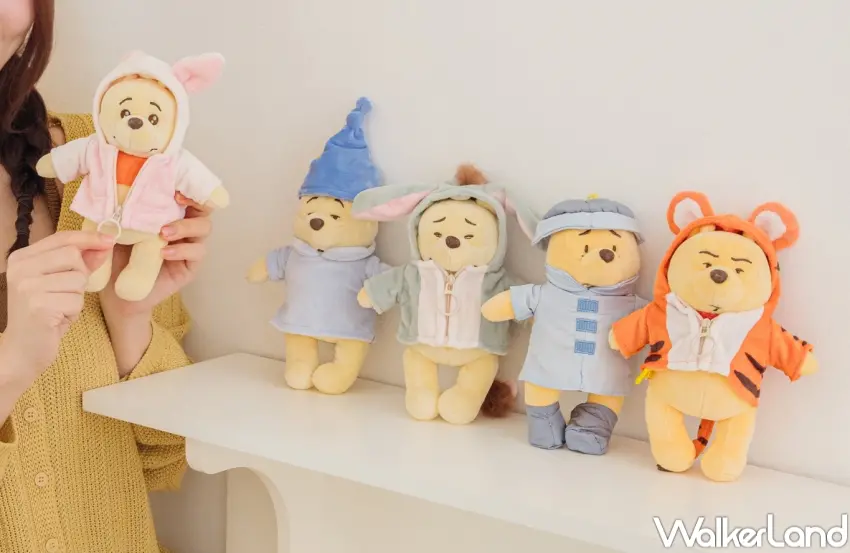▲7-11集結小熊維尼與魯斯佛角色周邊，涵蓋生活小物與萌寵用品，讓粉絲日常也有角色陪伴感。