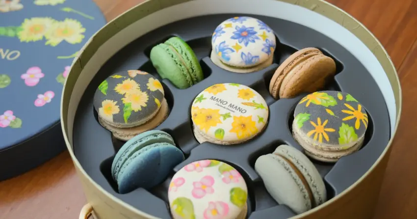 馬年吃馬卡龍！MANO MANO島嶼之味馬卡龍，台灣茶 水果風味馬卡龍必吃必拍。