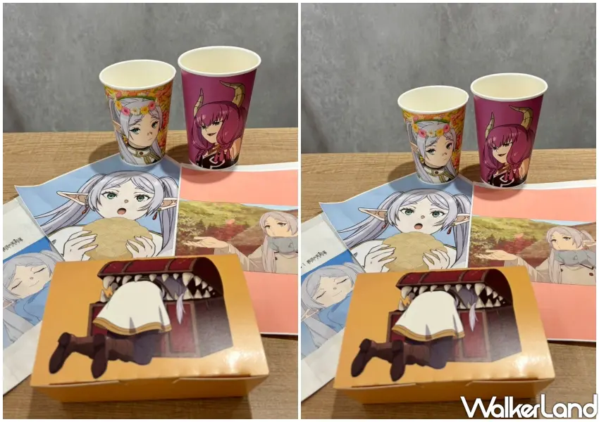 ▲拉亞漢堡Ｘ葬送的芙莉蓮聯名推出6款包材。