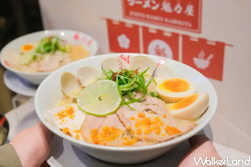 ▲魁力屋拉麵正式進駐新光三越台北南西，1月16日以旗艦店規格亮相。（攝影：張人尹）