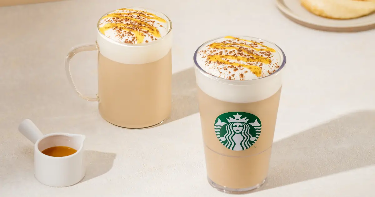 近全品項星巴克買一送一！烤舒芙蕾那堤新品也有買一送一，9小時限定喝。