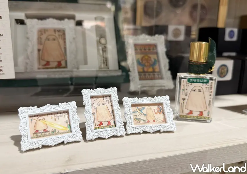 ▲華山古文明展周邊必買推薦梅傑德造型擴香石。(攝影：鄭亦庭)