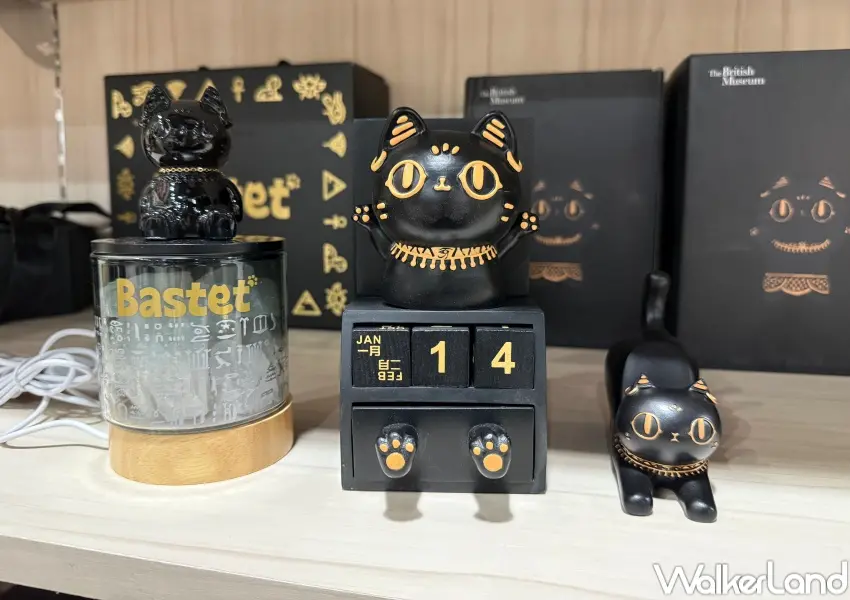 ▲華山古文明展周邊必買推薦安德魯貓咪系列。(攝影：鄭亦庭)