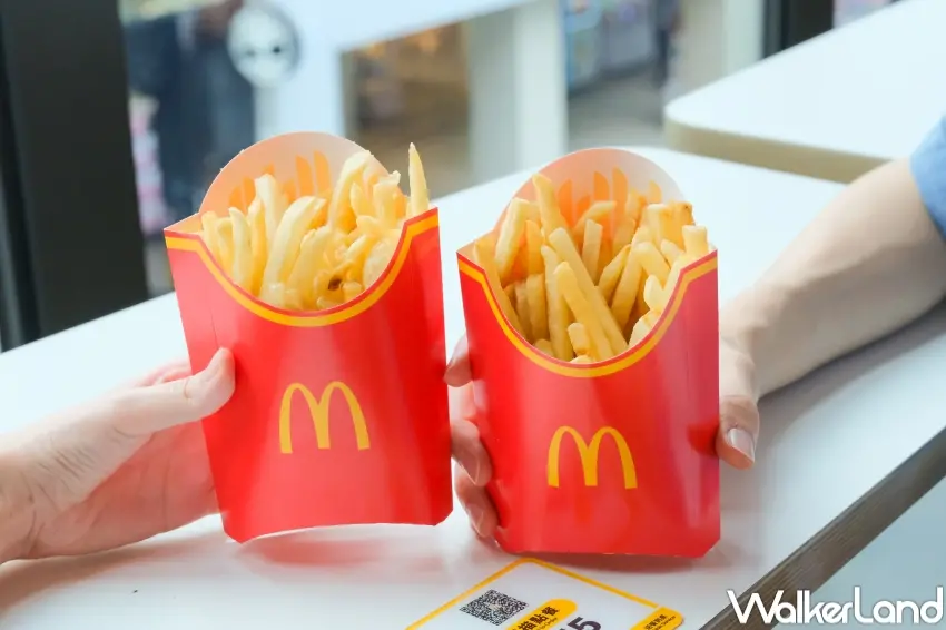 ▲學測考前一天，麥當勞推出APP限定買一送一，讓考生在備考之餘也能適度放鬆。（攝影：張人尹）