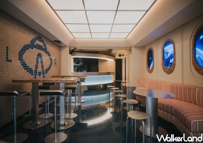 ▲WHAT’S LA SAUCE整體氛圍以帶有科幻氣息的藍色金屬感為主。