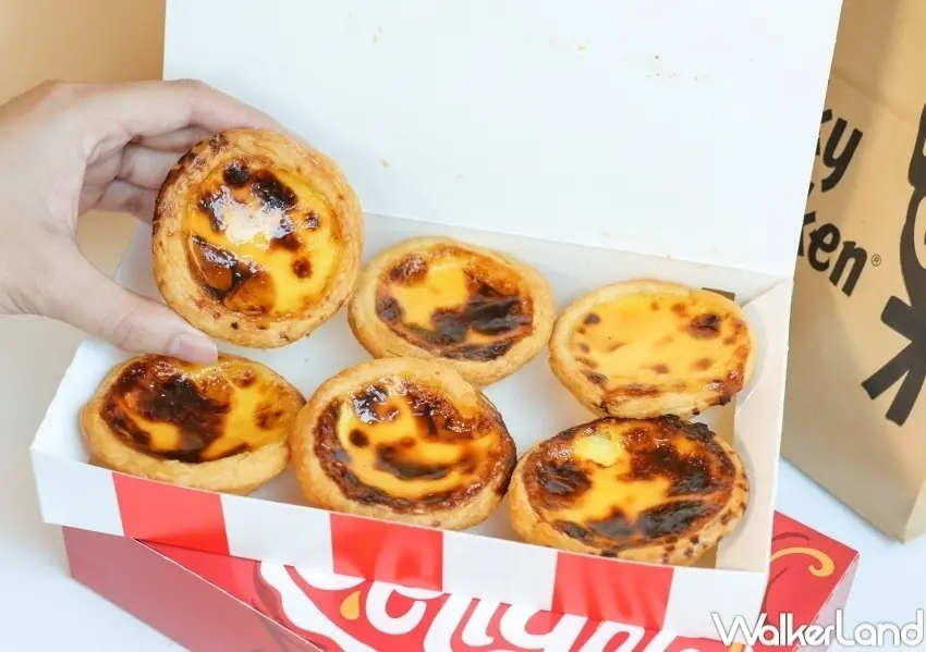 ▲肯德基官方聲明指出,原味蛋撻將正式走入歷史,不少粉絲選擇趁還有貨再回味一次。(攝影:張人尹)