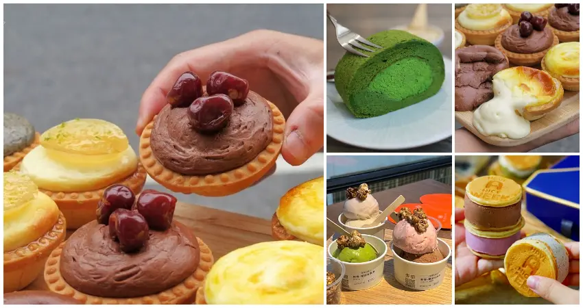 ▲台南甜點推薦！7大台南中西區甜點清單，流心半熟起司塔、抹茶生乳捲必吃。