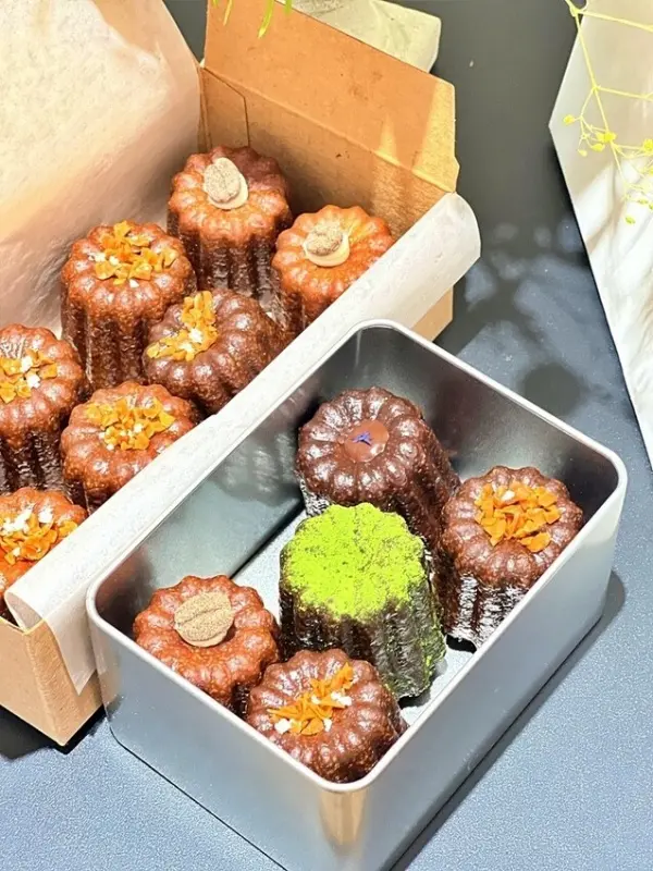 ▲台南甜點必買清單！Autumncanele’專賣店每天現烤可麗露。