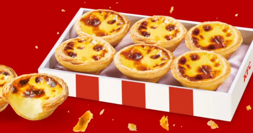 蛋撻控成功預言！肯德基原味蛋撻－超極酥 升級回歸，蛋撻買一送一新品嚐鮮開吃。