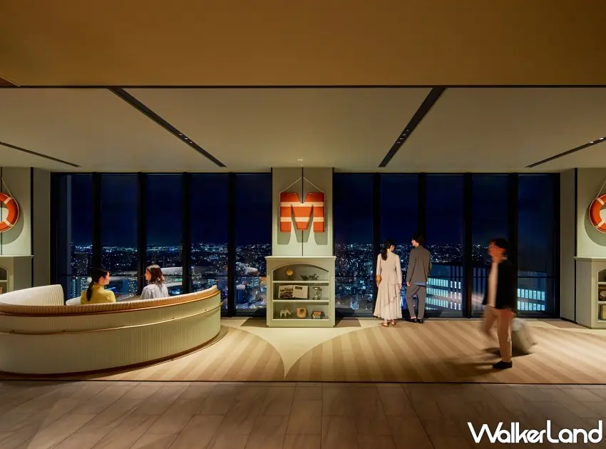 ▲獨特的「夜景時光自動販賣機」讓旅客能抽取專屬的夜景體驗卡片，為夜晚增添樂趣。圖／OMO5橫濱馬車道提供；窩客島整理