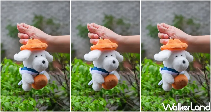 ▲可不可熟成紅茶推出橘子成哥鑰匙圈，搭配「無言的結橘」系列加購。（攝影：張人尹）