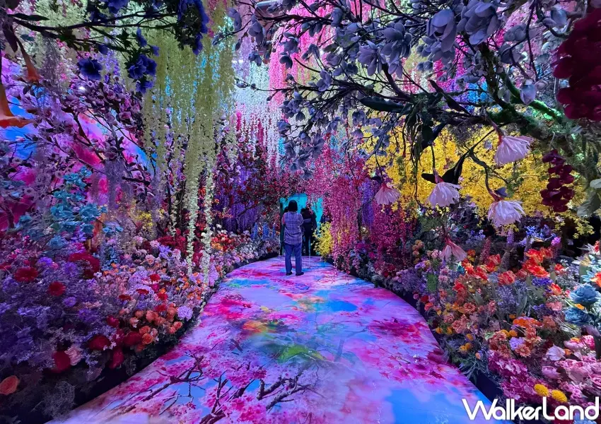 ▲蜷川實花展台北站在華山！1/17到4/19一次展出8大展區，台北站限定蜷川實花周邊必搶。(攝影：鄭亦庭)