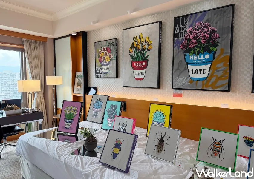 ▲ONE ART Taipei 2026首次參展畫廊！Third ART Gallery 展出GIRUVI、新埜康平作品。(攝影：鄭亦庭)