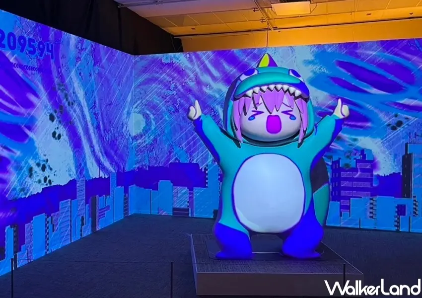 ▲《孤獨搖滾！》動畫展九大展區！ 巨大實體化渴望被肯定的怪物，可以現場幫小孤獨點讚。