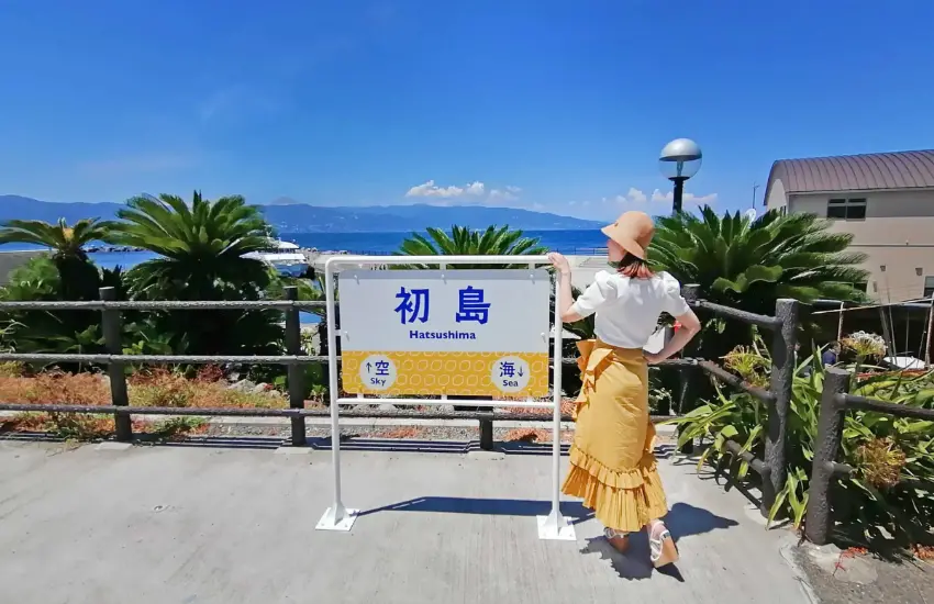 ▲熱海市為「日本國內檸檬栽培發源地」，只要活用這些景點，就能在初島的藍天和海洋下，拍出度假氛圍的照片。